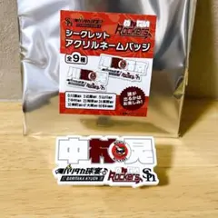 福岡ソフトバンクホークス⭐️7 中村晃 シークレットアクリルネームバッジ