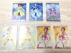 プリキュアウエハースカード8   7枚まとめ売り