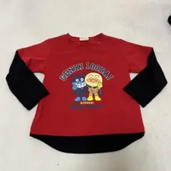 アンパンマン　キャラクター　長袖カットソー 100cm