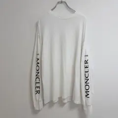 【コラボ】MONCLER HYKE 長袖 ロングTシャツ オーバーサイズ 白 M