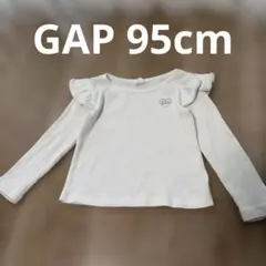 GAP フリル袖 Tシャツ 3歳 アイボリー