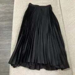 ユニクロ セオリー プリーツラップスカート ブラック S