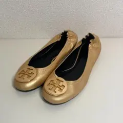 ●Tory Burch トリーバーチ フラットシューズ ゴールド