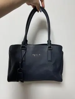 アニエスベー　紺色　バッグのサムネイル