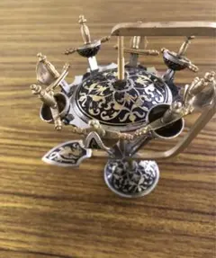 a*o様 銀製品 シルバー 銀製 925 置物 船 silver 工芸品 約31 - メルカリ