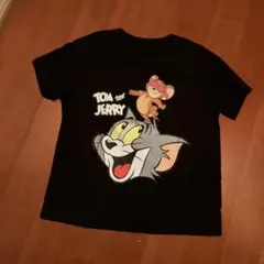 トムとジェリー ブラック半袖Tシャツ