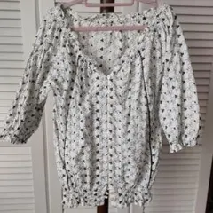 JEANASIS 花柄ブラウス