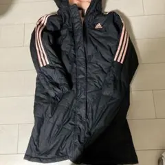 adidas フード付きダウンコート 140