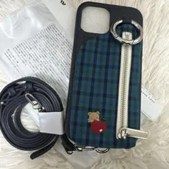 familiar × ajew iPhoneケース レッド チェック 12pro - メルカリ