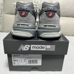 ⭐️NEW BALANCE⭐️990v3⭐️26cm⭐️即完売品⭐️定番グレー⭐️純正箱付⭐️のサムネイル