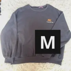 長袖 トレーナー バックプリント オーバーサイズ レディース