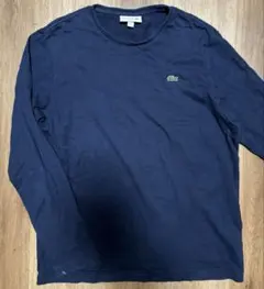 LACOSTE 長袖 Tシャツ ネイビー スリムフィット　M