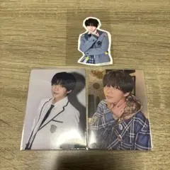 長尾謙杜　トレカ　シール