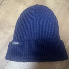 【未使用】patagonia ネイビー ニット帽