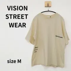 VISION STREET WEAR　バックプリントTシャツ　M　S-250