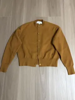 ストウブ様専用美品⭐︎CaBaN 定番カーディガン⭐︎マスタード 