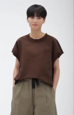 MHL コットンリネンプルオーバーシャツ　サイズ1