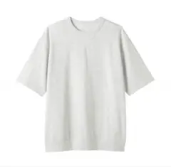 無印良品 ライトスウェット クルーネック五分袖Tシャツ MUJI