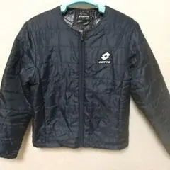 美品！LOTTO ネイビー 中綿インナーダウンジャケット M