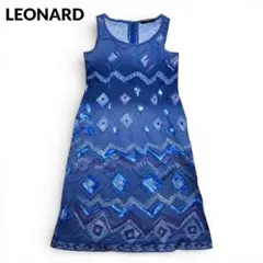 2026年最新】LEONARD レディース ノースリーブひざ丈ワンピースの人気
