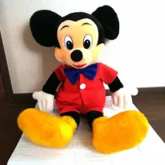 レトロミッキーマウス ぬいぐるみ 約７０cm