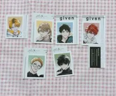 ギヴン展 証明写真館 立夏 真冬 秋彦 春樹 玄純 柊