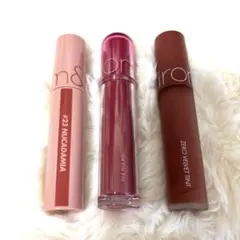 rom&nd リップ　三種類