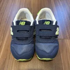 new balance 373 ネイビー/ライム スニーカー