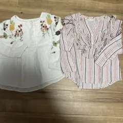 ZARA薄手長袖トップス　110