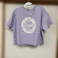 earth music&ecology F ラベンダー ロゴTシャツ パープルのサムネイル