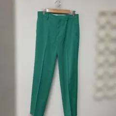 ユナイテッドアローズ スラックス グリーン カジュアルパンツ