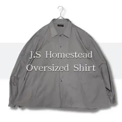 JS Homestead 長袖シャツ ボックス 短丈 オーバーサイズ