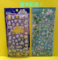 【正規品】シマエナガシール♡ジュエルプチドロップ☆キャンディグリッターステッカー