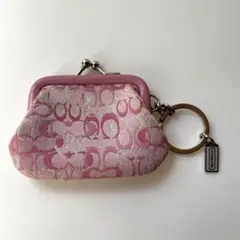 COACH コーチ　がま口コインケース　キーホルダー