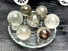 七星陣✨モリオン＆虹入り水晶 六芒星台座 - メルカリ