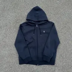 【美品 】POLO RALPH LAUREN ジップアップパーカー ネイビーXL