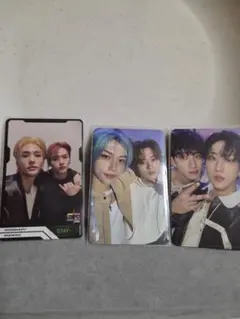 Stray Kids Ordinary ・樂 ユニットトレカ 3枚セット