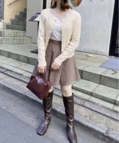 NICE CLAUP ナイスクラップ OTONAロングブーツ Mのサムネイル