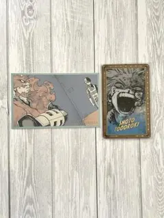 ヒロアカ原画展 轟焦凍 箔押しクリアカード＆メモリアルコレクション