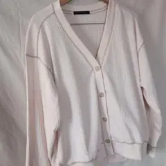 HONEYSUCKLE ROSE　 リブ編み長袖カーディガン　未使用に近い