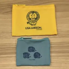 大人のおしゃれ手帖2月号付録　リサ・ラーソン　ポーチ　2点セット