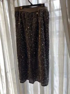 スパンコールスカート