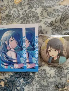 プロセカ　星乃一歌　グリッター缶バッジ