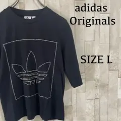 【美品】adidas Originals ラインストーンロゴ 半袖Tシャツ Sのサムネイル