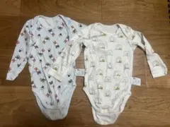 ミッフィー 長袖ボディスーツ 90cm 2枚セット