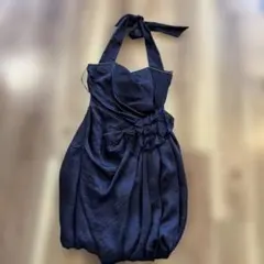 ネイビーパーティードレス（ボレロ付）