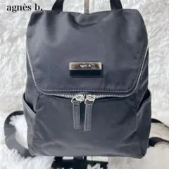 agnesb. アニエスベー リュック　ミニリュック　黒のサムネイル