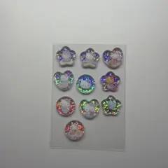 ハローキティ タイルシール ホログラムステッカー おすそ分け 正規品