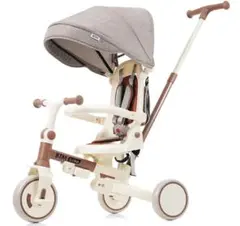 子供用三輪車 アップグレード 折りたたみ 三輪車 カバー 手押し棒付き