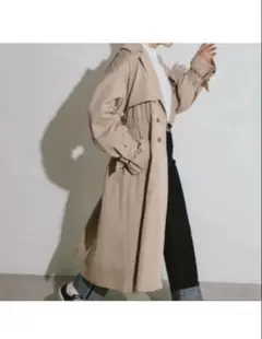 PAGEBOY Cテンセルルーズトレンチコート ベージュ M